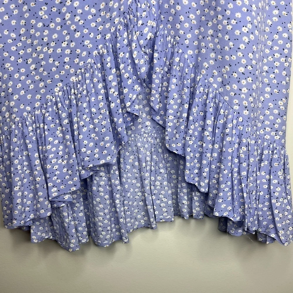 Rails Frida Dress in Sky Blue Daisies High Low Hem